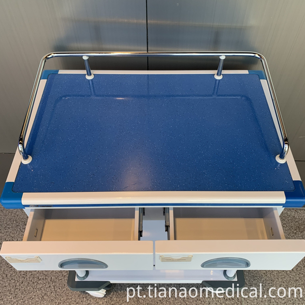 Carrinho de tratamento de enfermagem da enfermaria de hospital Hospital Ward Nursing Treatment Trolley